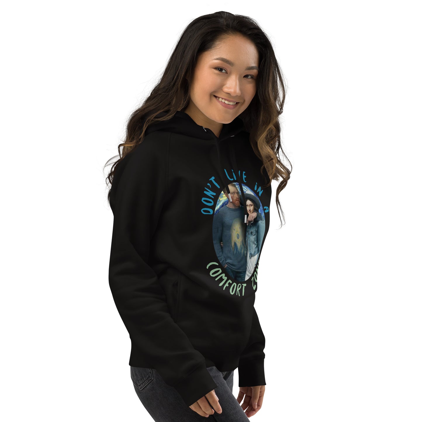 Hanorac Unisex din Bumbac Organic - Comfort Zone Print