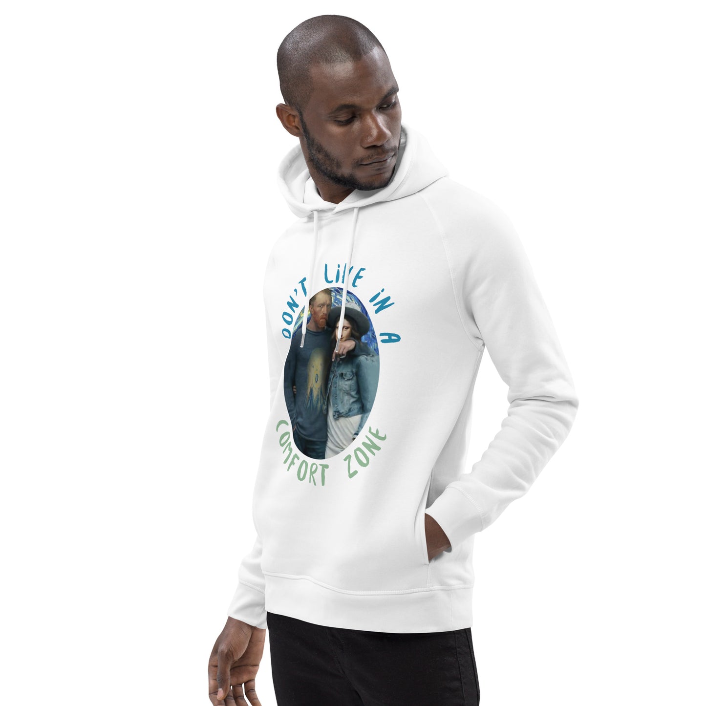 Hanorac Unisex din Bumbac Organic - Comfort Zone Print