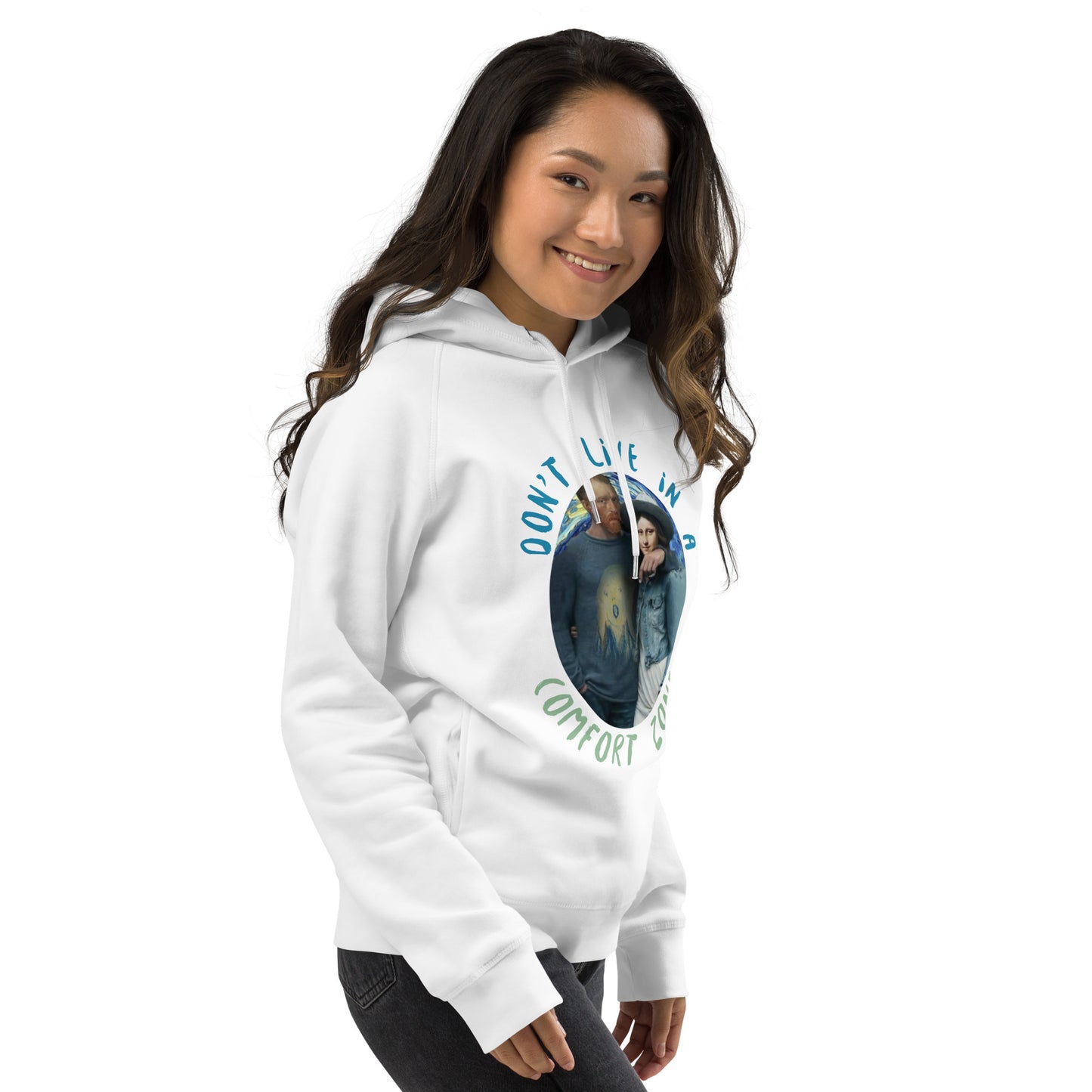Hanorac Unisex din Bumbac Organic - Comfort Zone Print