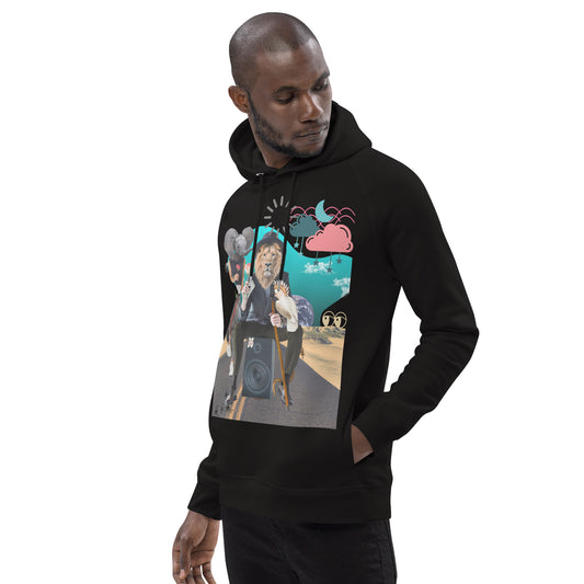 „Whimsical Wonders“ Unisex-Hoodie aus Bio-Baumwolle