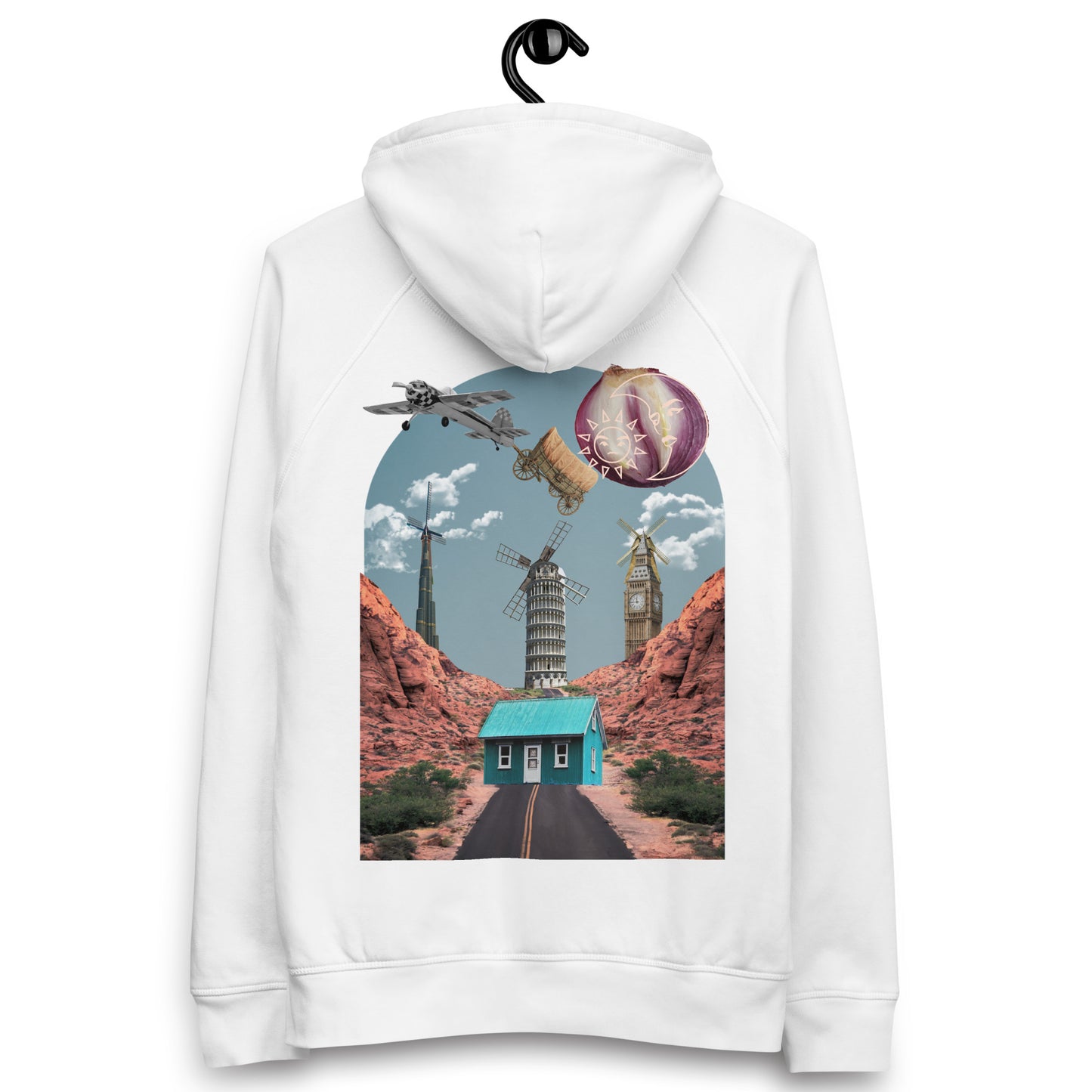 Unisex Organic Cotton Hoodie - Harmony's Collage