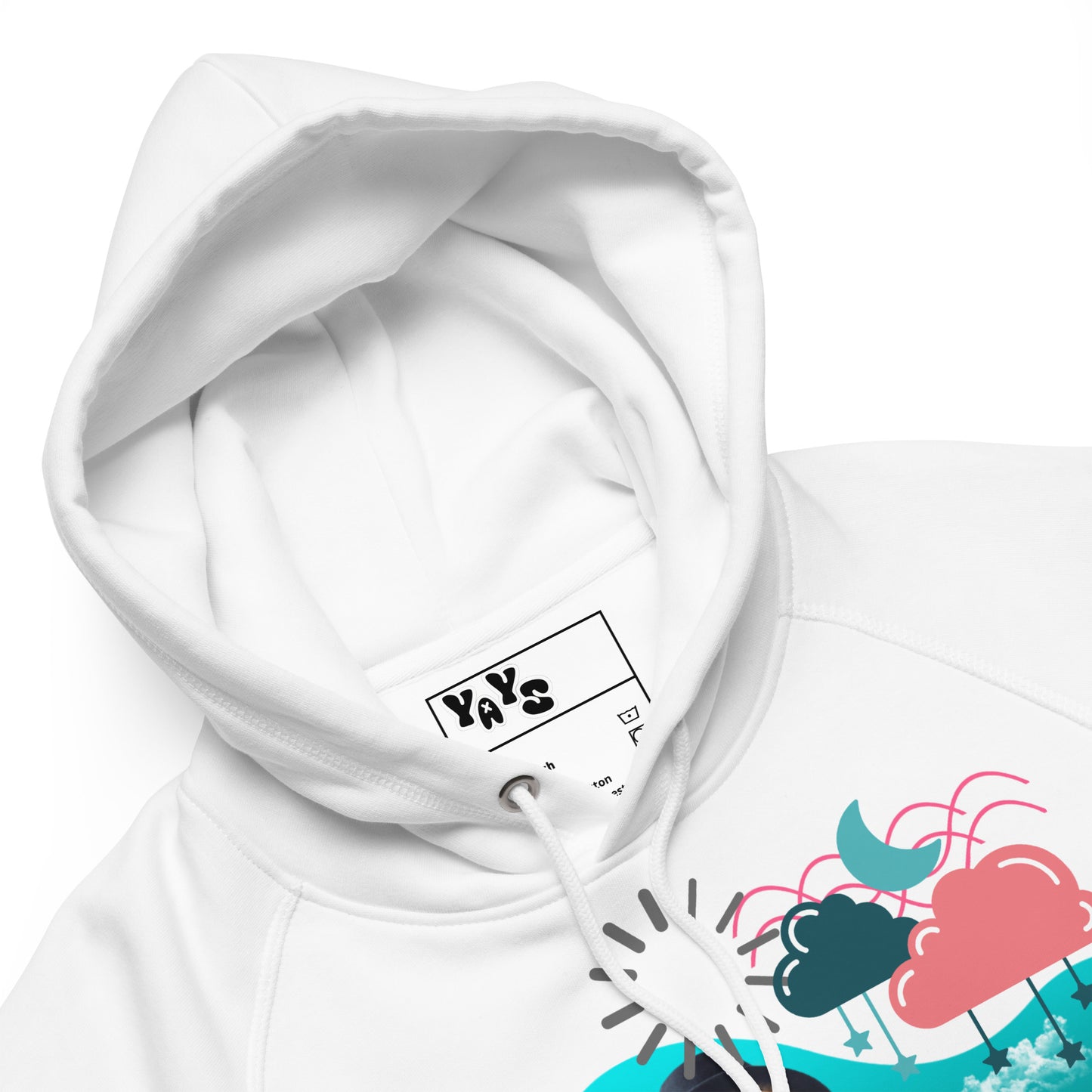  "Whimsical Wonders" Sweat à Capuche en Coton Bio