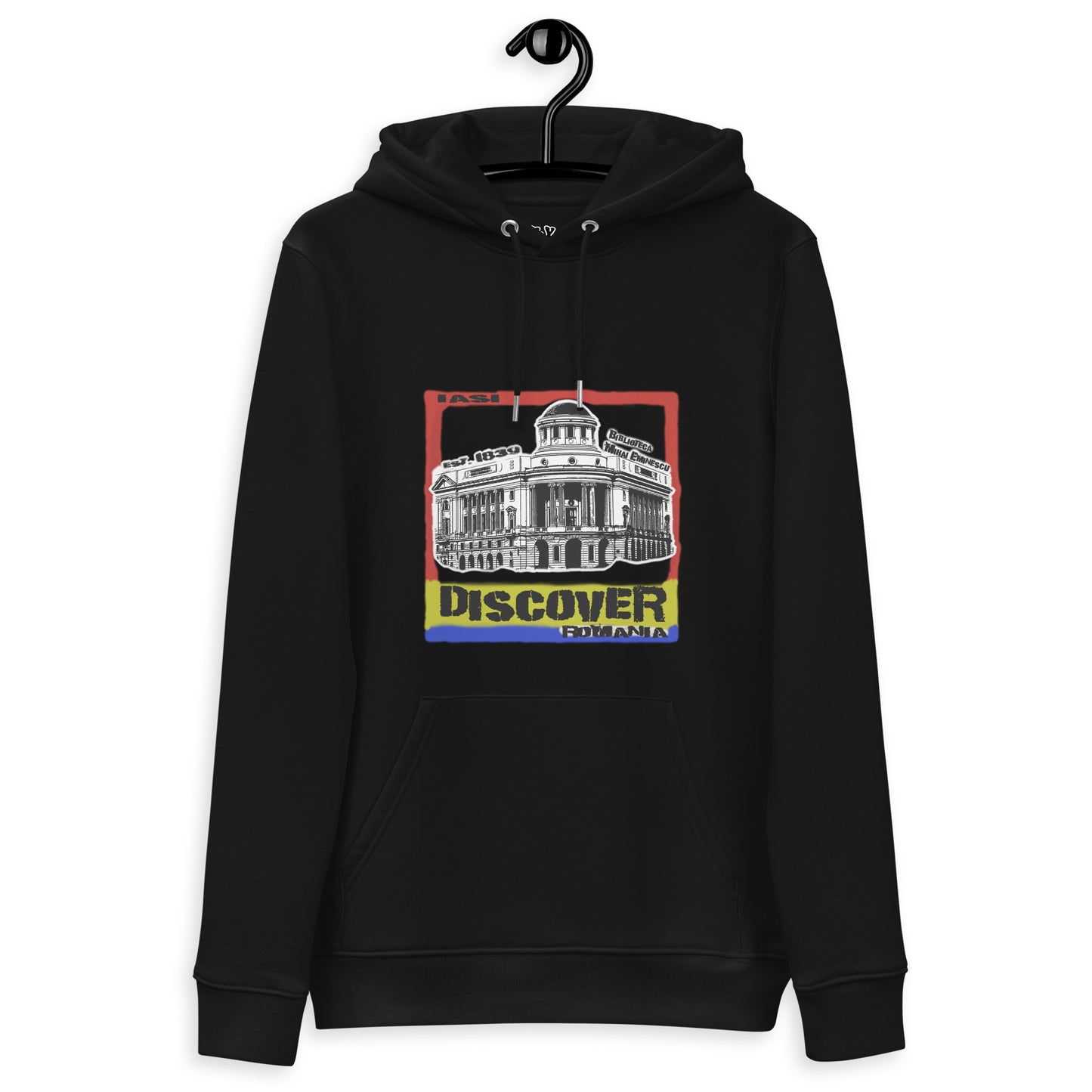 Unisex Essential Eco Hoodie - Architectural Gem