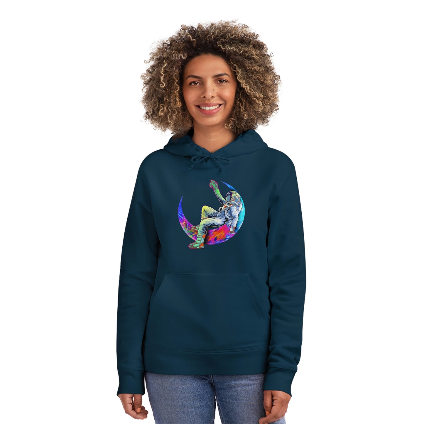 Unisex Drummer Hoodie aus Bio-Baumwolle - Lunar Lounger