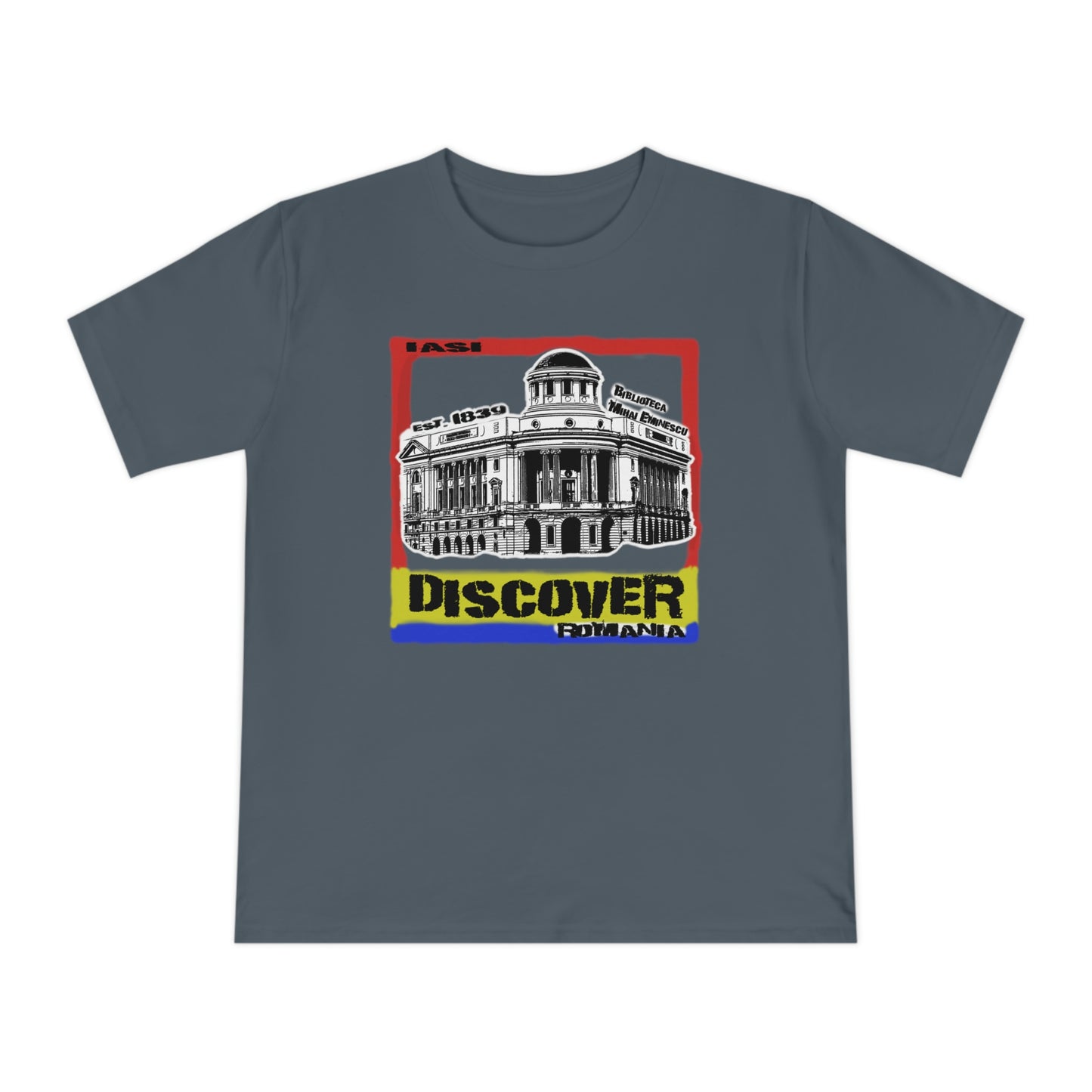 Klassisches Unisex-Jersey-T-Shirt aus Bio-Baumwolle - Architectural Gem