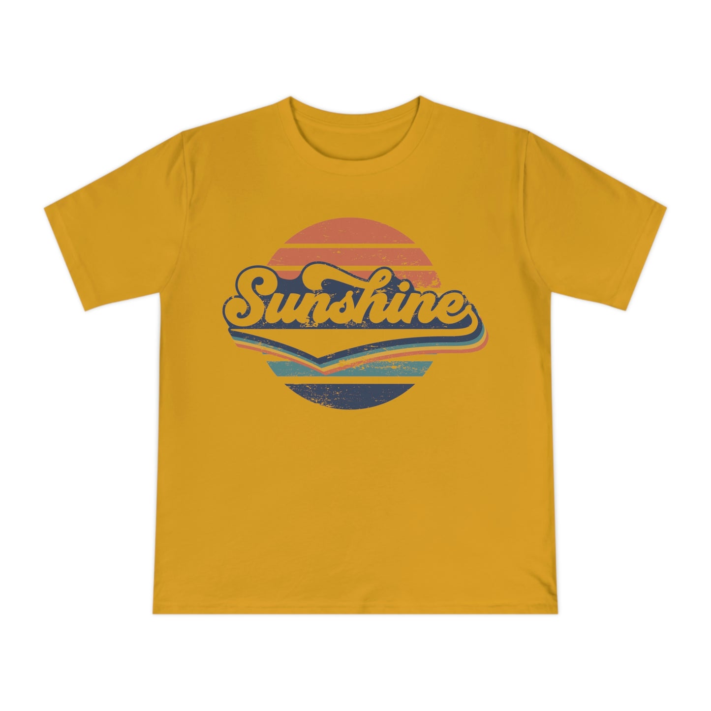 Klassisches Unisex-Jersey-T-Shirt aus Bio-Baumwolle - Sunshine