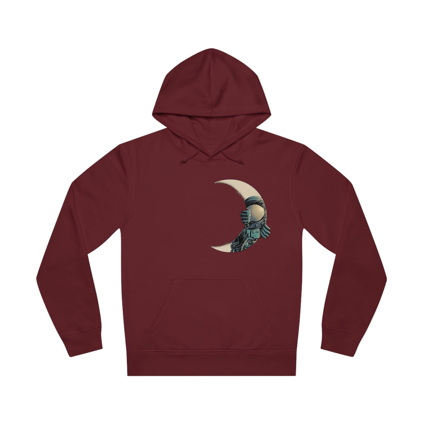 Organic Cotton Unisex Drummer Hoodie - Cosmic Intruder