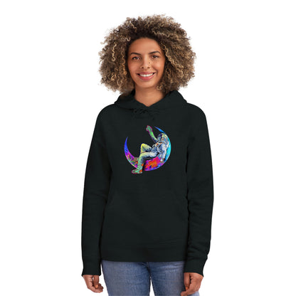 Organic Cotton Unisex Drummer Hoodie - Lunar Lounger