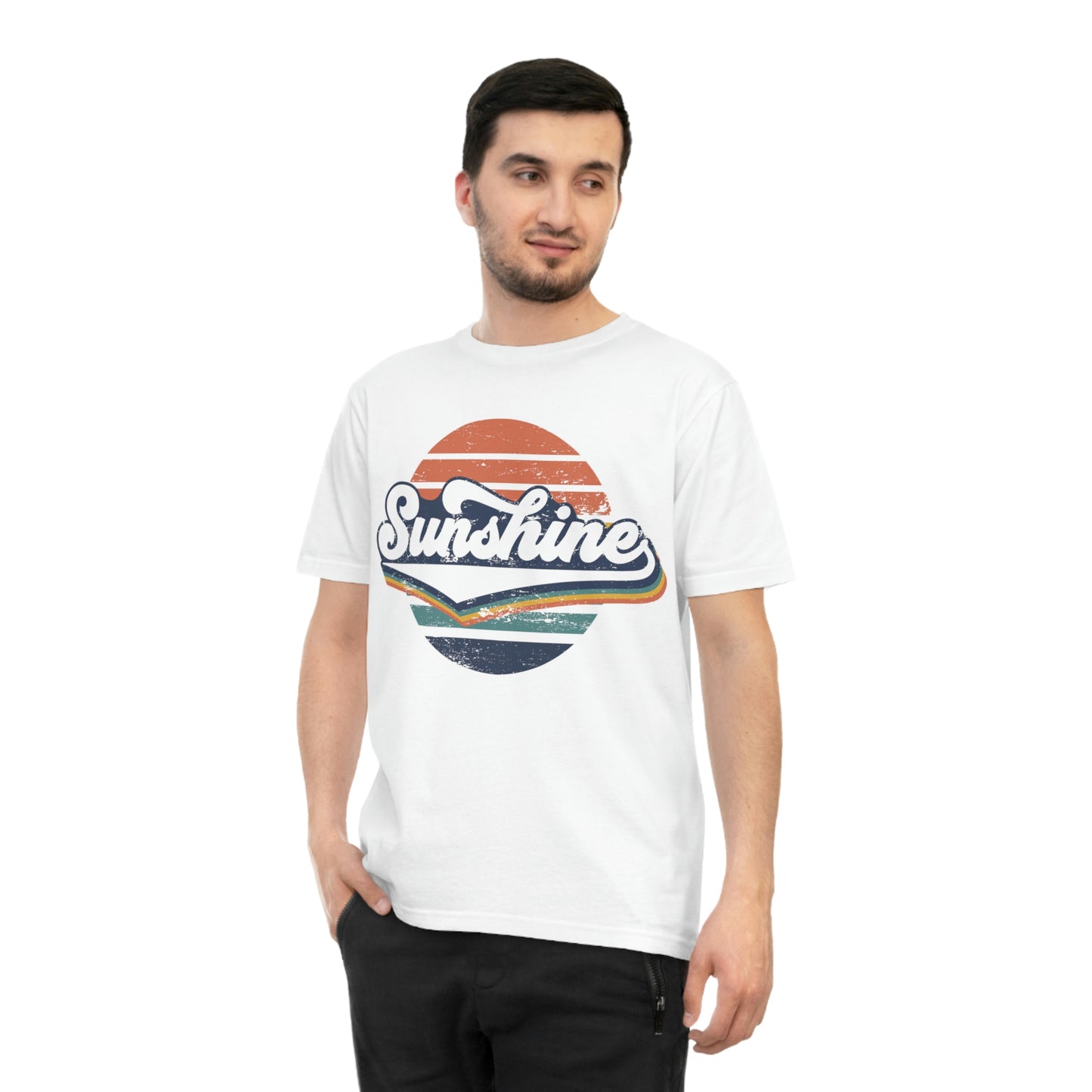 Klassisches Unisex-Jersey-T-Shirt aus Bio-Baumwolle - Sunshine