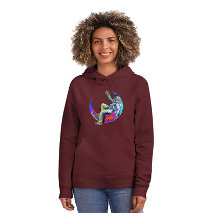 Organic Cotton Unisex Drummer Hoodie - Lunar Lounger