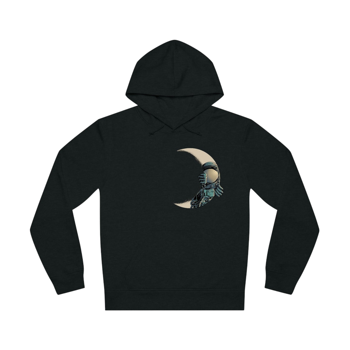 Organic Cotton Unisex Drummer Hoodie - Cosmic Intruder