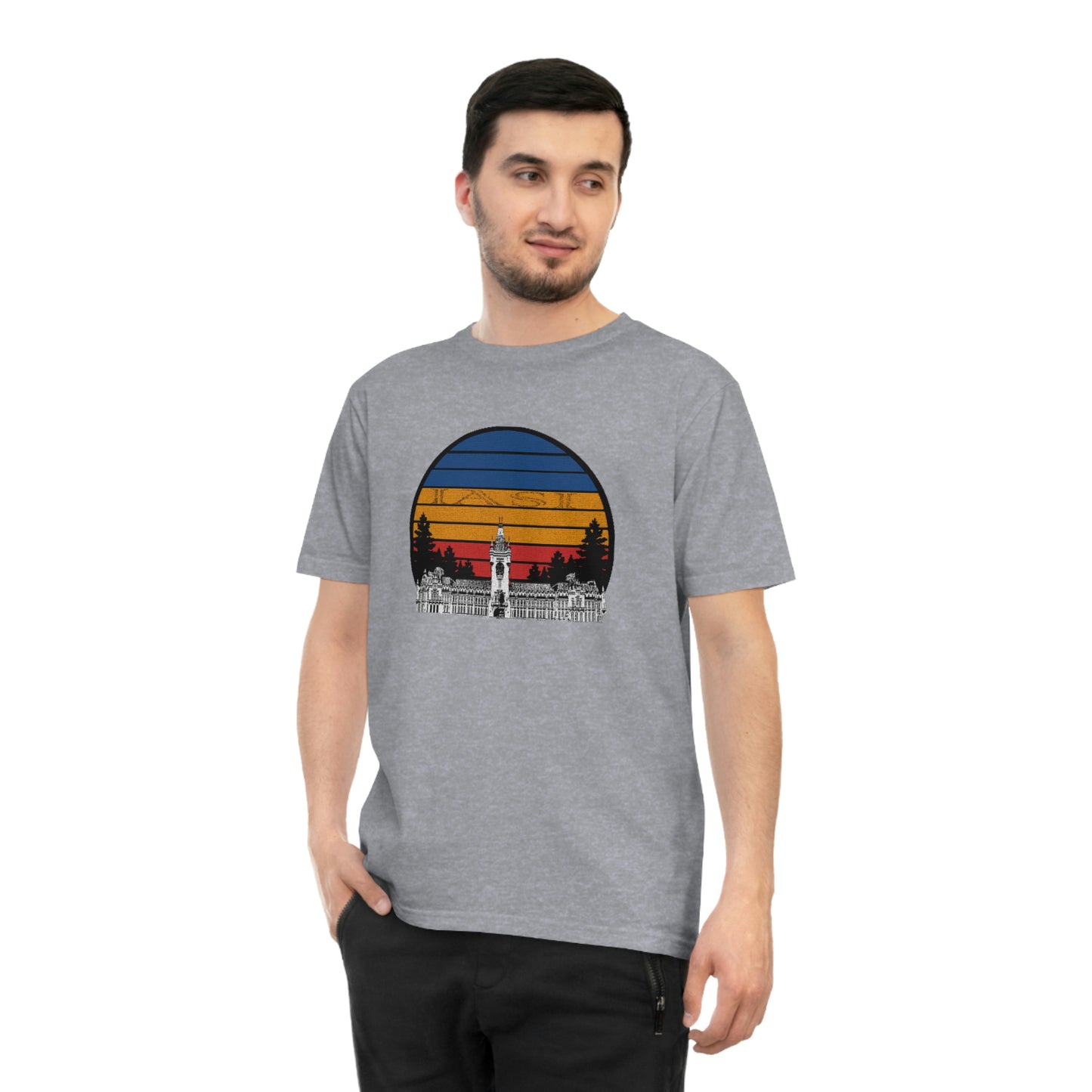 Camiseta de Punto Clásico Unisex de Algodón Orgánico - Heritage Circle