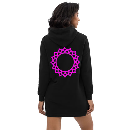 Organic Cotton Hoodie Dress - Crown Chakra