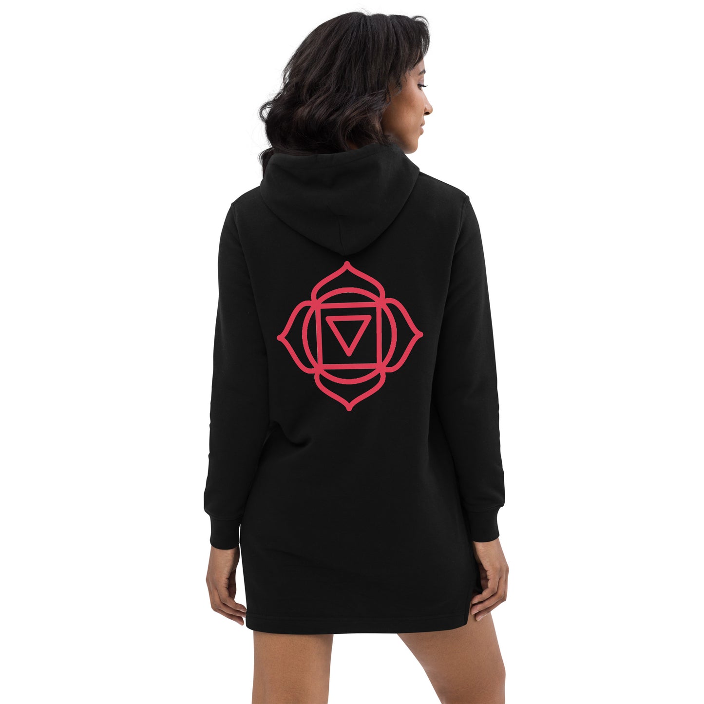 Organic Cotton Hoodie Dress - Root Chakra