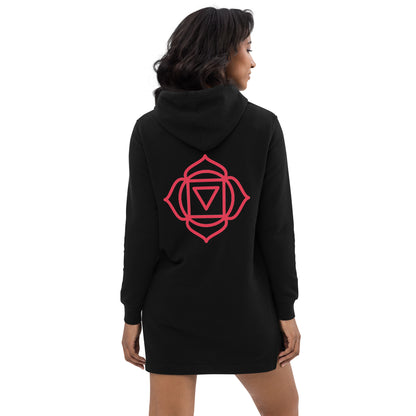 Organic Cotton Hoodie Dress - Root Chakra