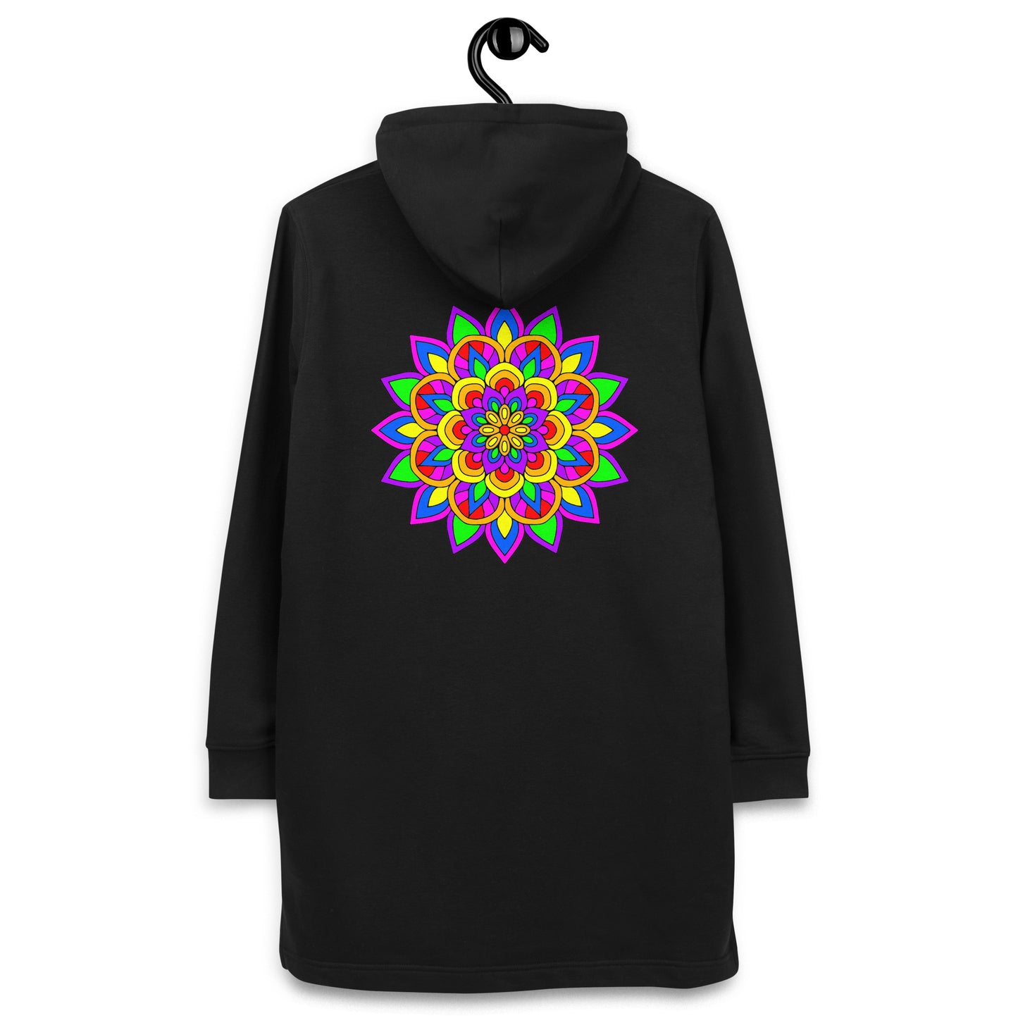 Organic Cotton Hoodie Dress - Seven Chakras