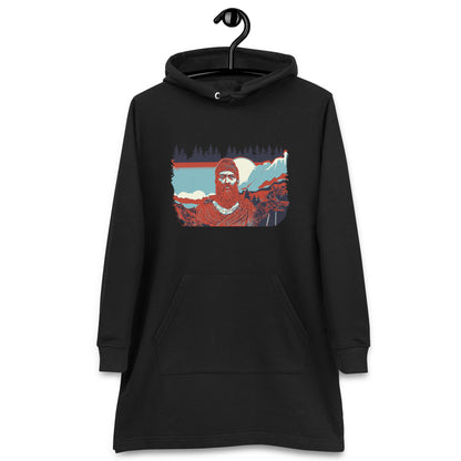 Organic Cotton Hoodie Dress - Decebal Pop Art