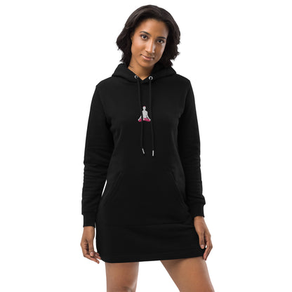 Organic Cotton Hoodie Dress - Crown Chakra