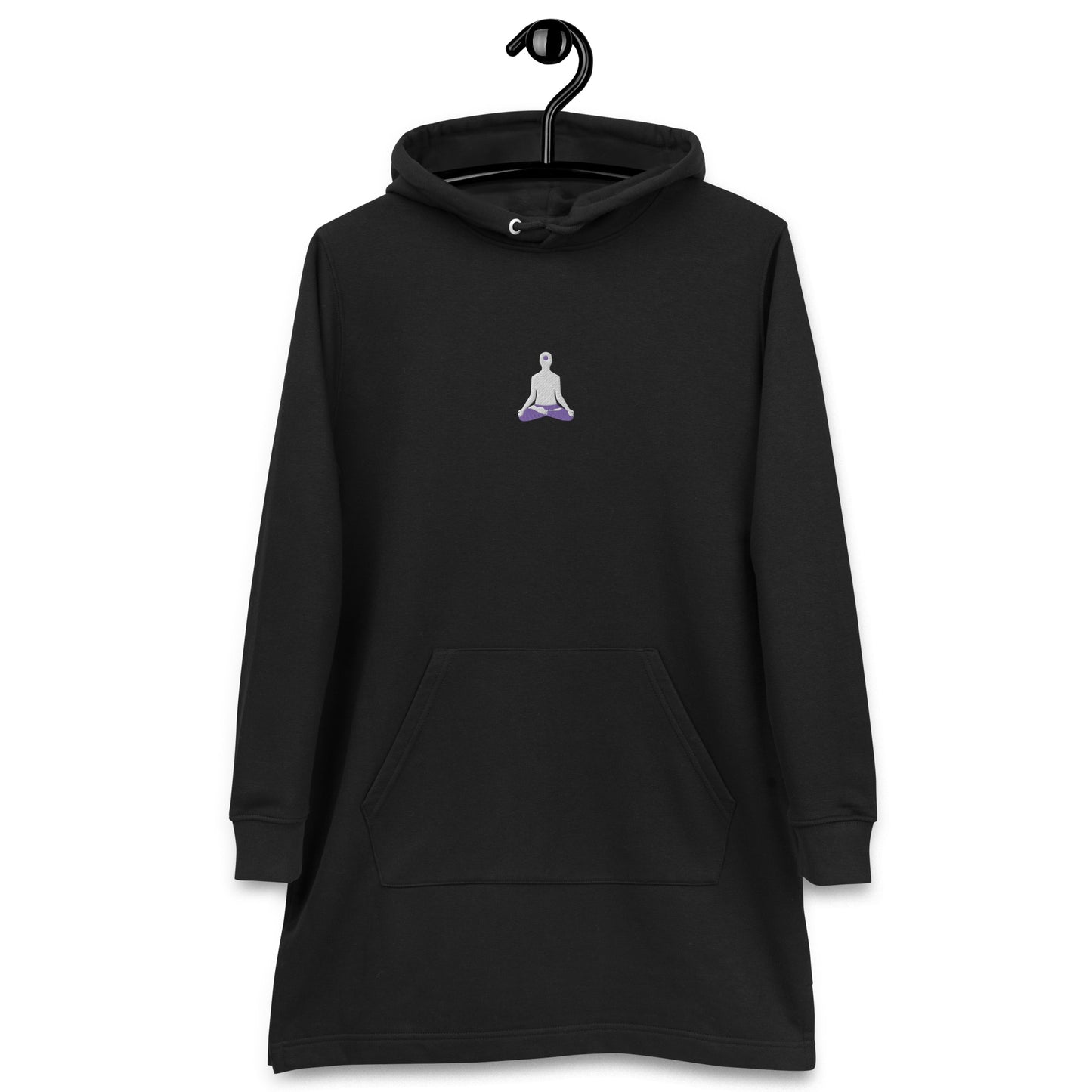 Hoodie-Kleid aus Bio-Baumwolle - 3rd Eye Chakra