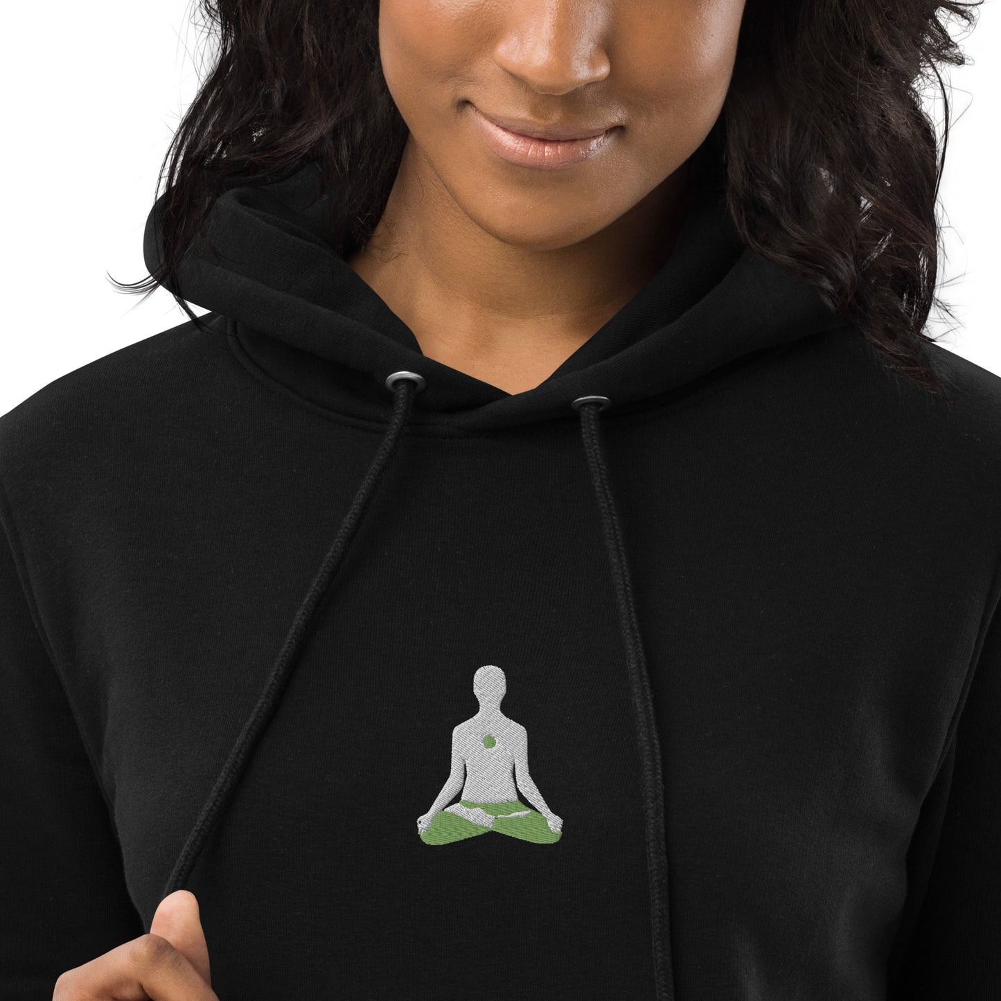 Hoodie-Kleid aus Bio-Baumwolle - Herzchakra