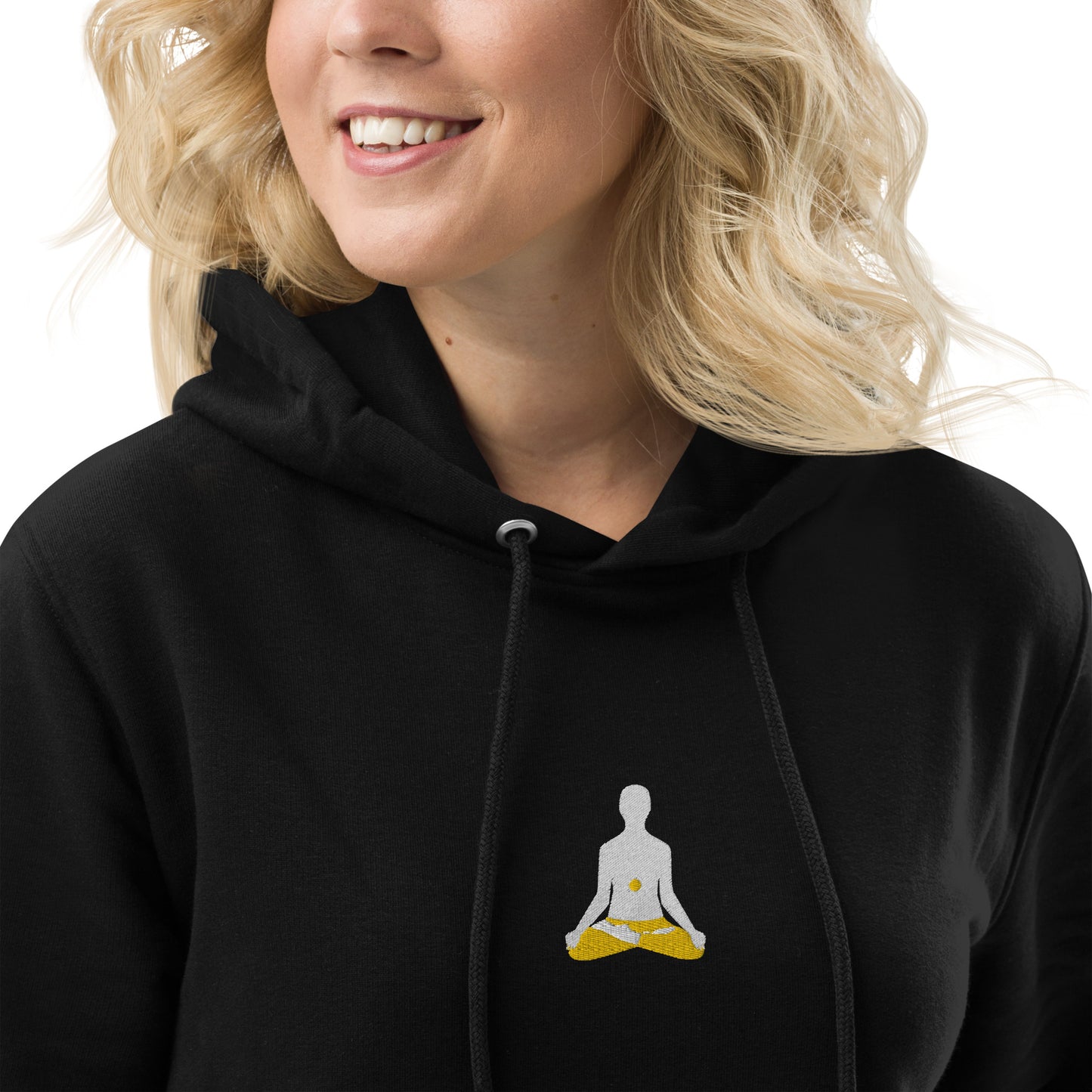 Hoodie-Kleid aus Bio-Baumwolle - Solar Chakra