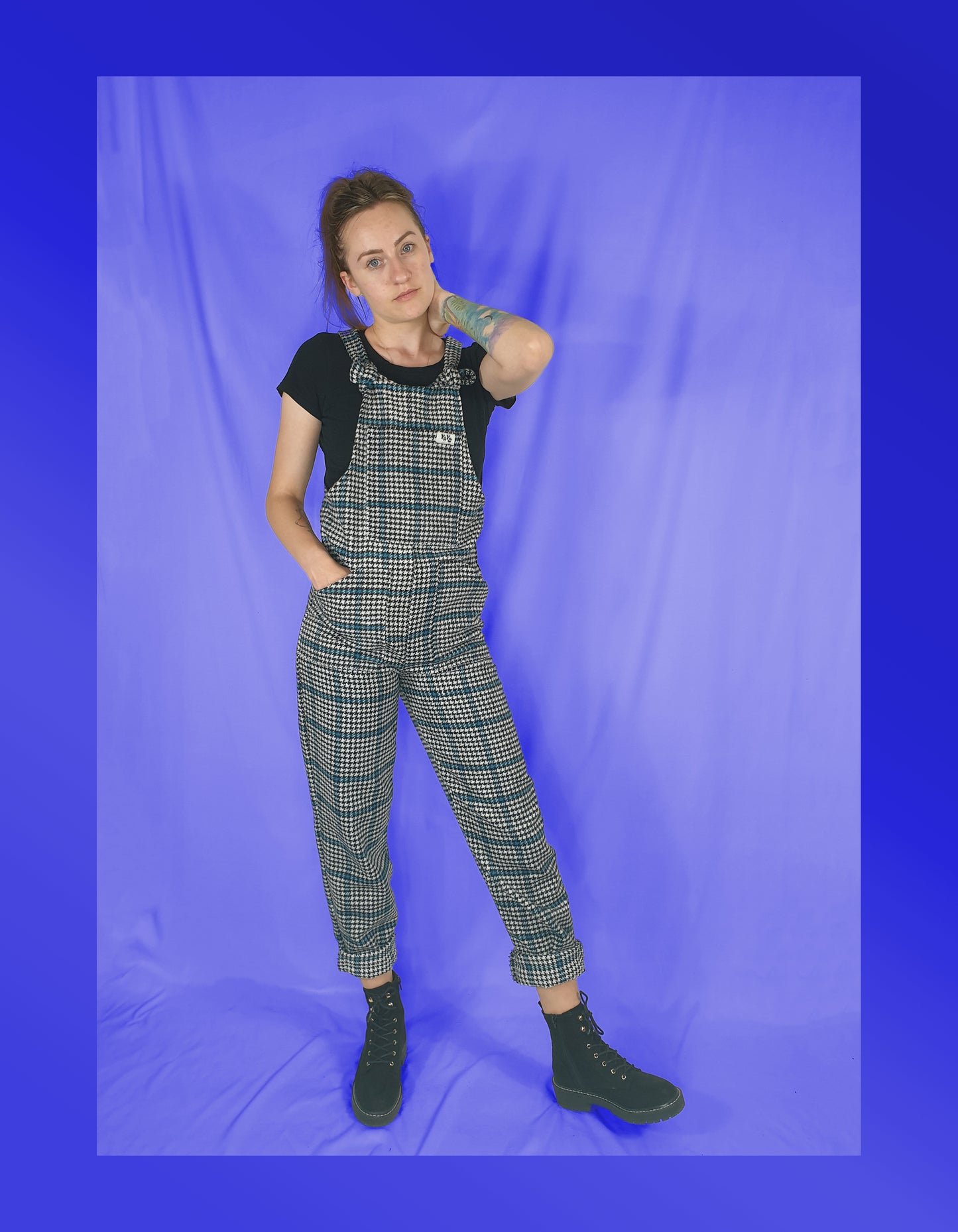 Spécial YAYS : Laine de Coton - Blue Checker