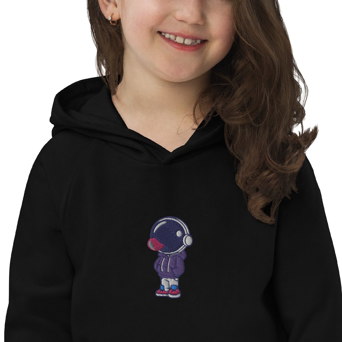 Sweat à capuche écologique pour enfant - Astro Bubble