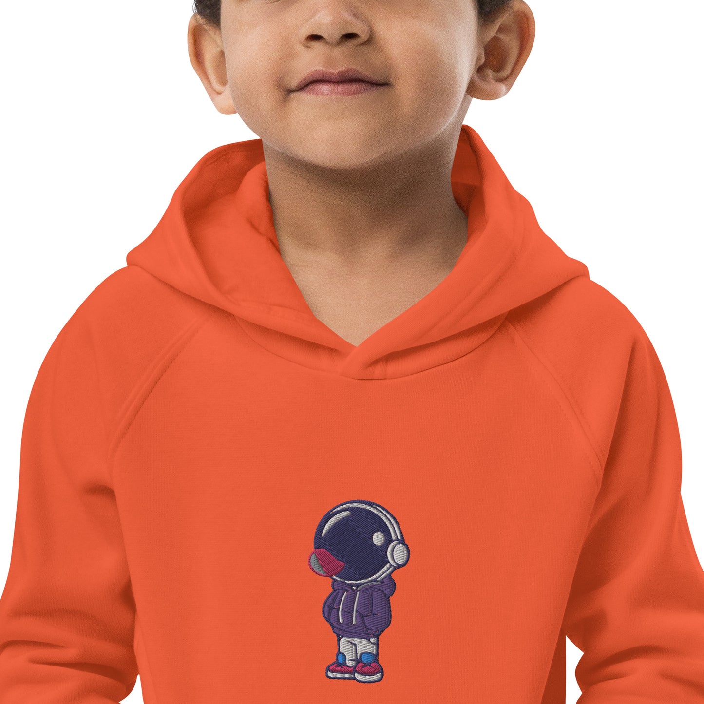 Öko-Hoodie für Kinder - Astro Bubble