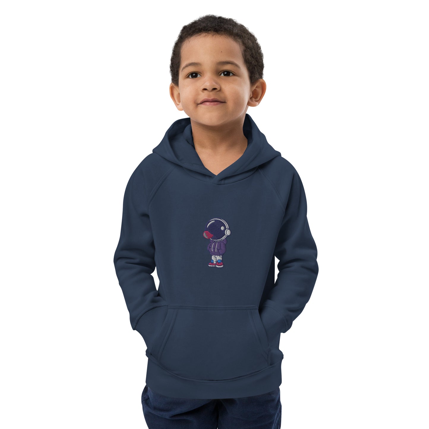 Öko-Hoodie für Kinder - Astro Bubble