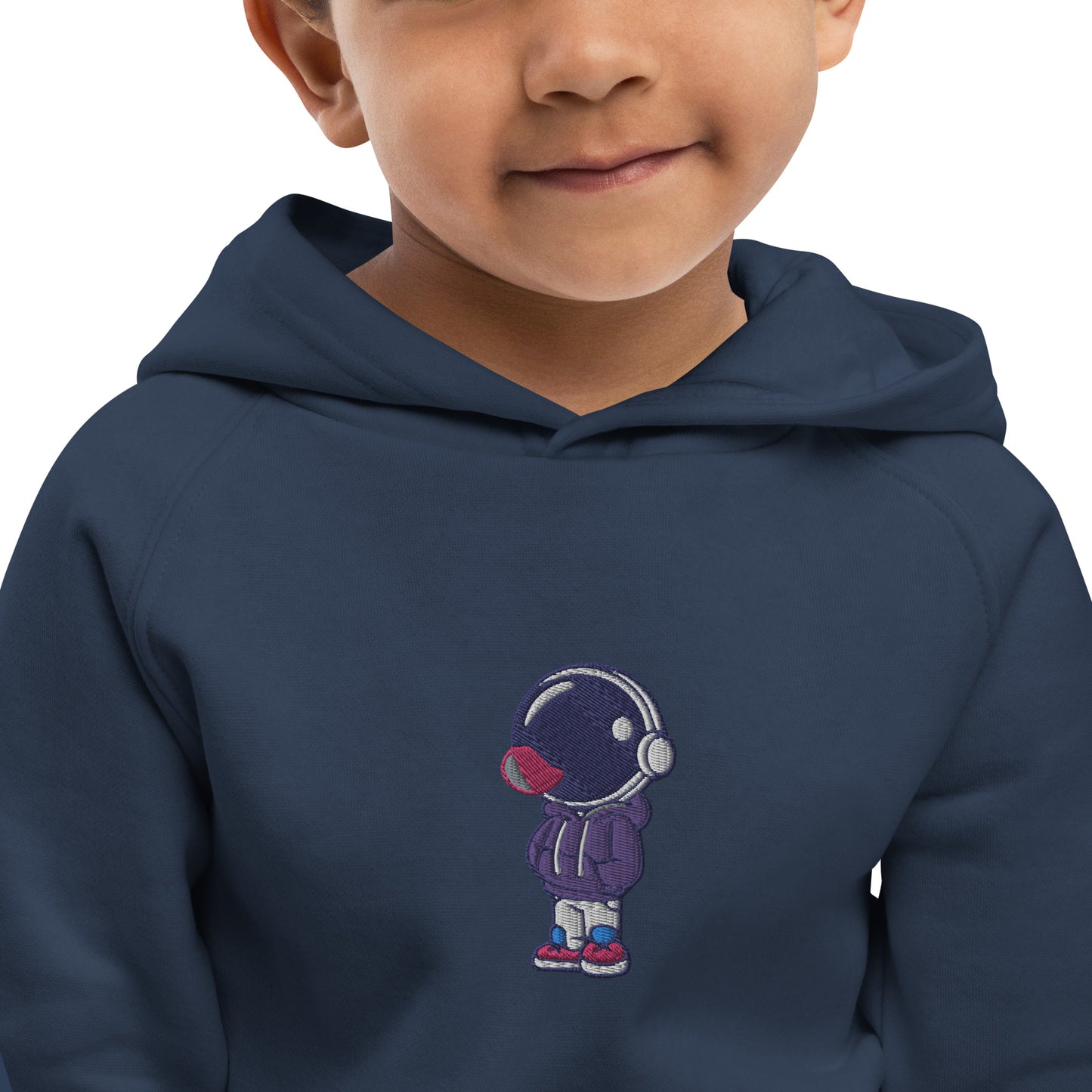 Öko-Hoodie für Kinder - Astro Bubble