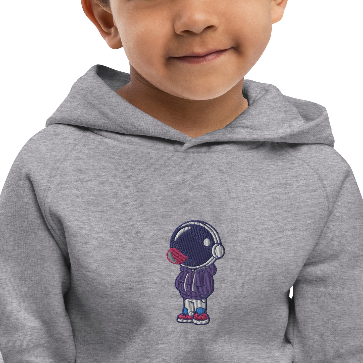 Sweat à capuche écologique pour enfant - Astro Bubble