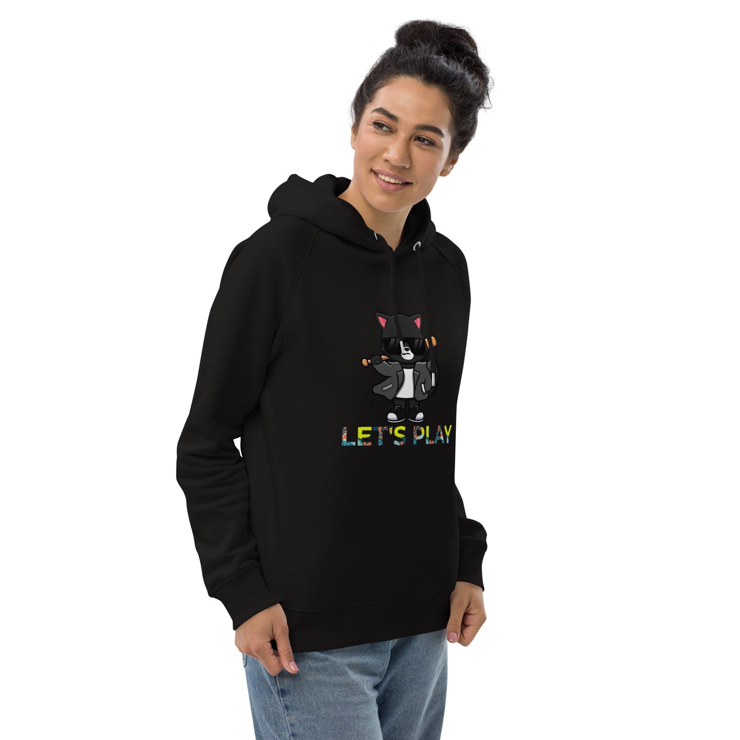 Felpa Unisex con Cappuccio in Cotone Biologico - Let's Play