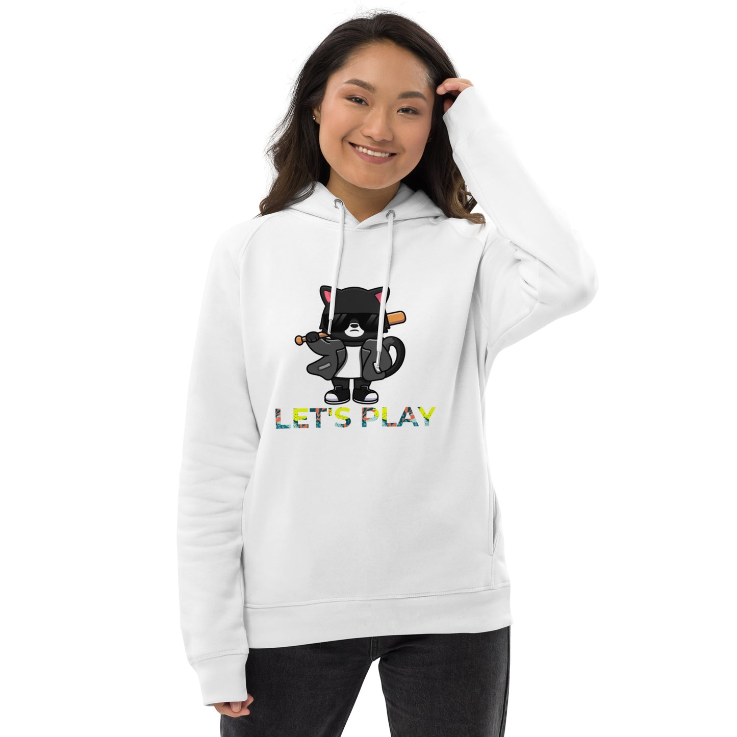 Unisex-Hoodie aus Bio-Baumwolle - Let's Play