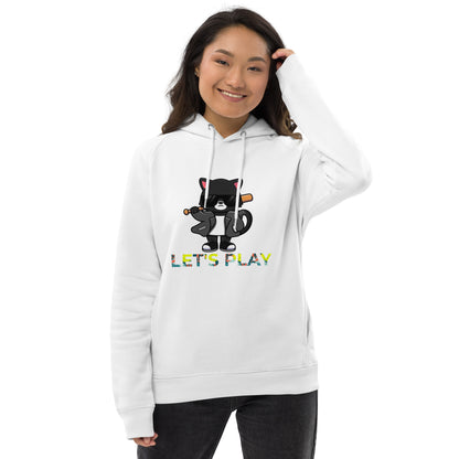 Unisex-Hoodie aus Bio-Baumwolle - Let's Play