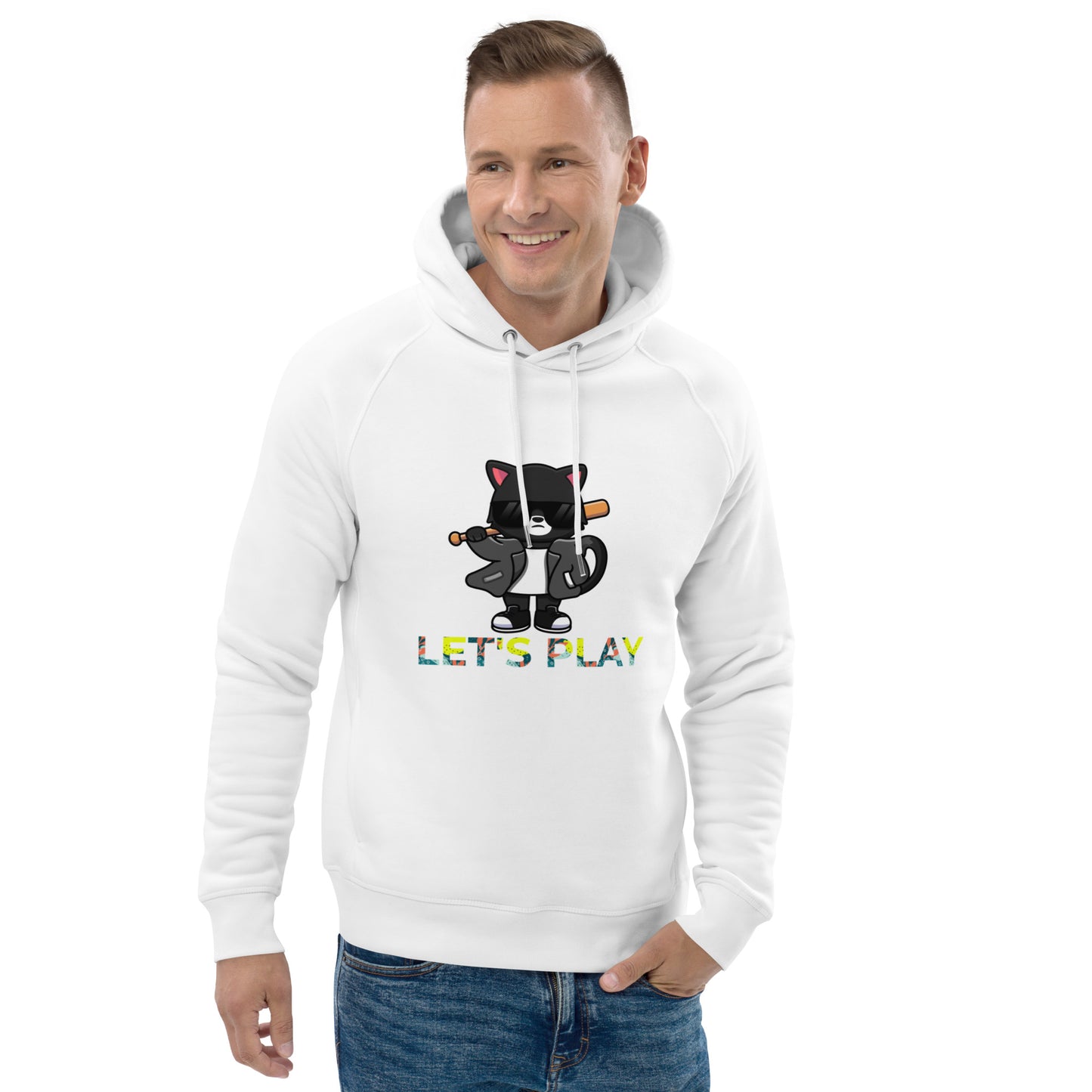 Unisex Organic Cotton Hoodie - Let's Play