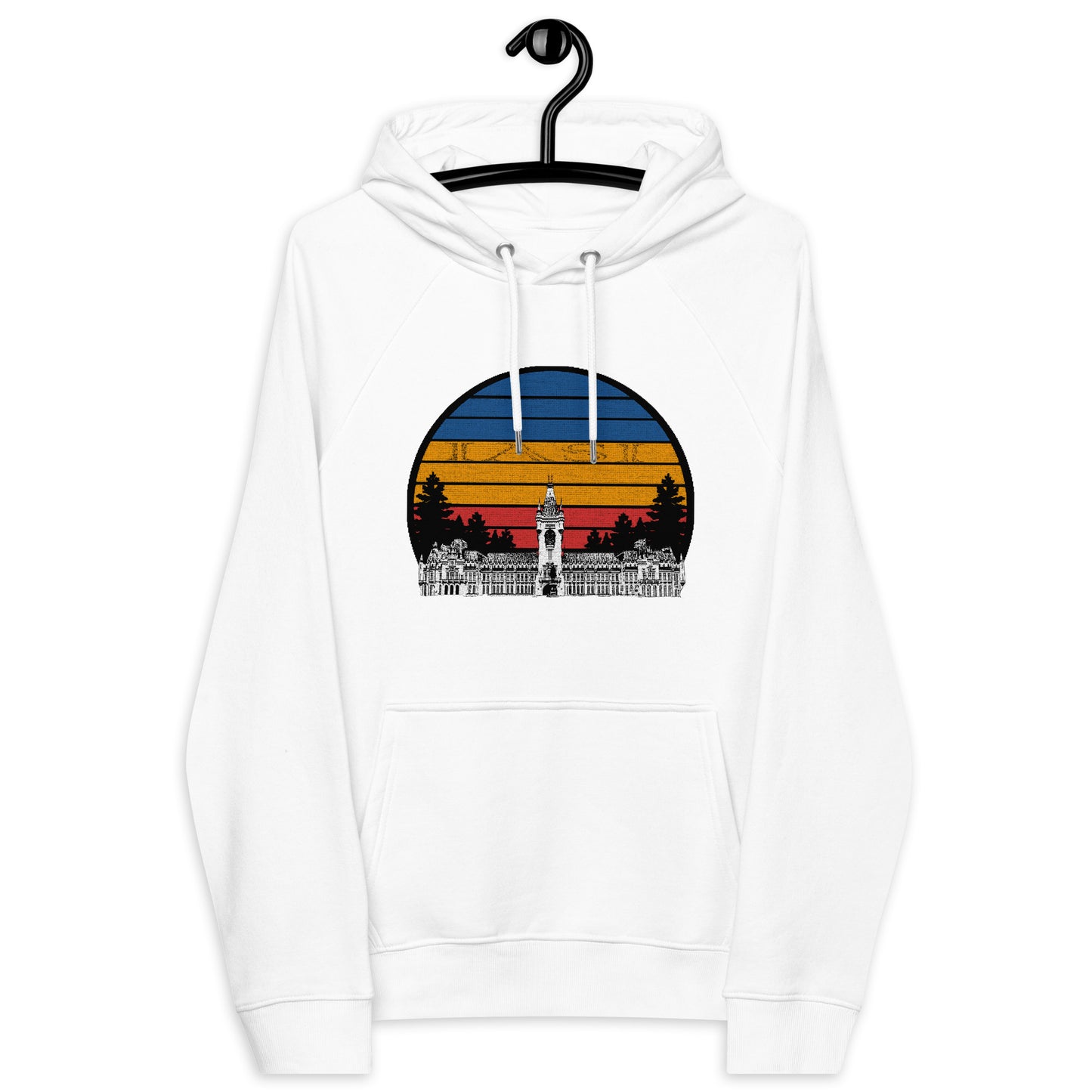 Sudadera con Capucha Unisex Eco Raglan - Heritage Circle