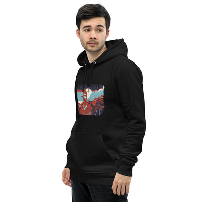 Unisex Essential Eco Hoodie - Decebal Pop-Art