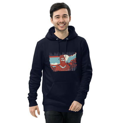 Unisex Essential Eco Hoodie - Decebal Pop Art