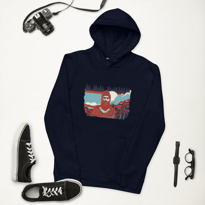 Unisex Essential Eco Hoodie - Decebal Pop-Art