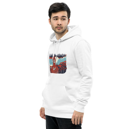 Unisex Essential Eco Hoodie - Decebal Pop-Art